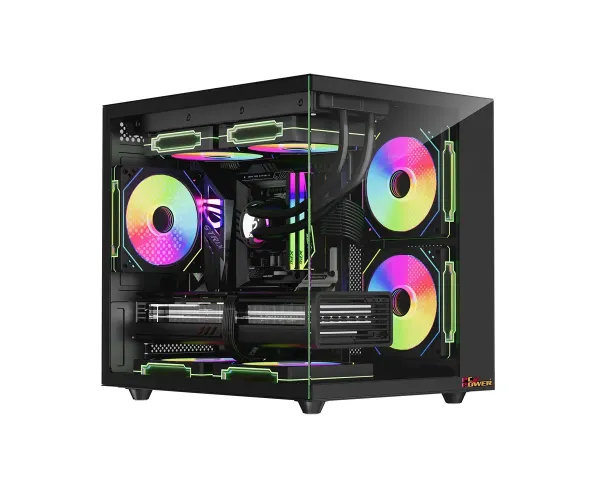 PC POWER ICE CUBE MINI V2 Casing With 5 FANS 