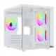 PC POWER ICE CUBE MINI V2 WH Casing With 5 FANS and 650W PSU  