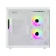 PC POWER ICE CUBE MINI V2 WH Casing With 5 FANS and 650W PSU  