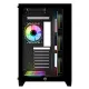 PC Power ICEBERG V2 black WITH 650W PSU AND 7 FANS Gaming case