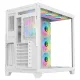 PC Power ICEBERG V2 White With 650W PSU AND 10 FANS Gaming Case