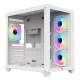 PC Power ICEBERG V2 White With 650W PSU AND 7 FANS Gaming Case