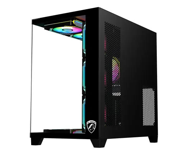 PC Power ICEBERG V3 Black With 650W PSU AND 10 FANS Gaming Casing