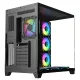 PC Power ICEBERG V3 Black With 650W PSU AND 7 FANS Gaming Casing