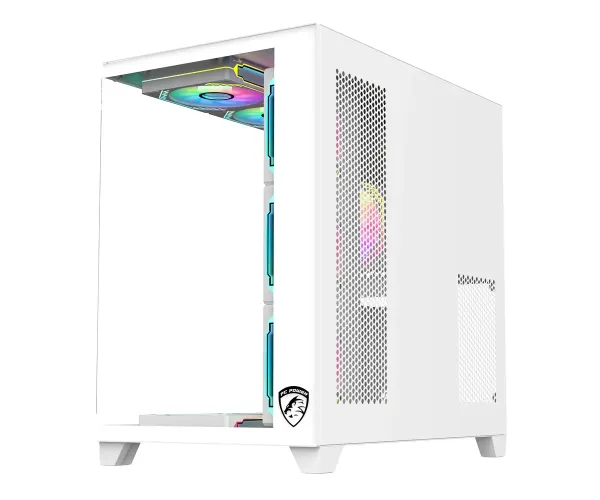 PC Power ICEBERG V3 White Gaming Casing With 10 FANS