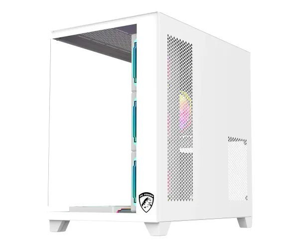 PC Power ICEBERG V3 White With 650W PSU AND 7 FANS Gaming Casing