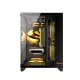 PC POWER OCEAN VIEW BK M-ATX CASING WITH 3 ARGB FAN and 350W PSU