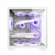 PC POWER OCEAN VIEW V1 WH M-ATX GAMING CASING