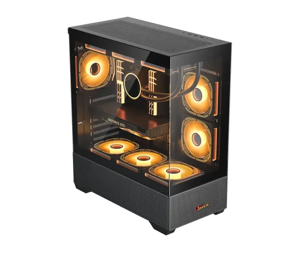 PC Power ICE TOWER BK Desktop Case