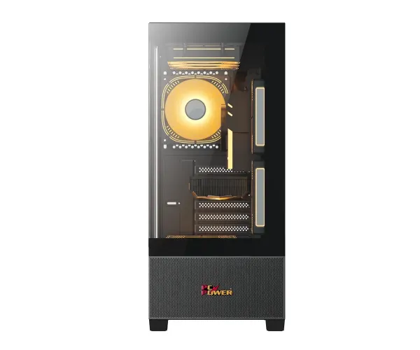 PC Power ICE TOWER BK Desktop Case