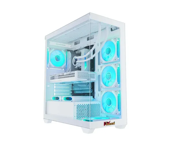 PC Power ICE TOWER ELITE WH Desktop Case
