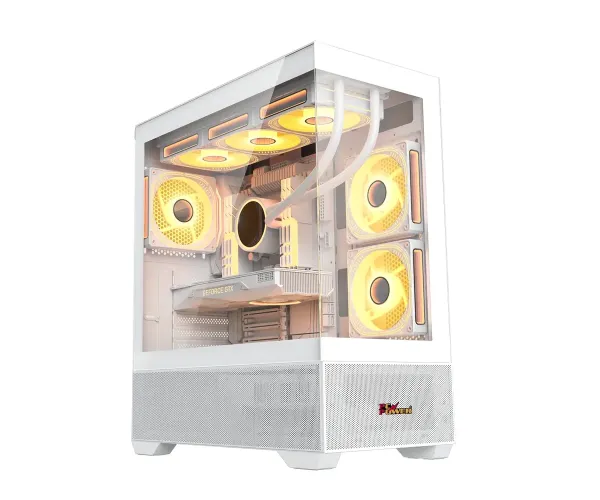 PC Power ICE TOWER WH Desktop Case