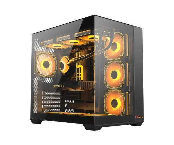 PC Power ICEBERG STEALTH BK Desktop Case