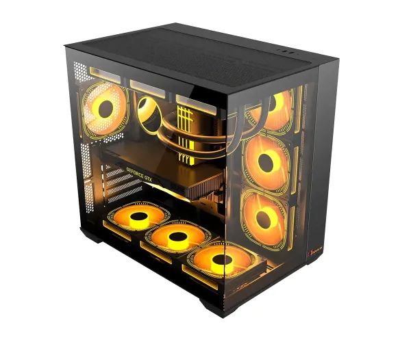 PC Power ICEBERG STEALTH BK Desktop Case