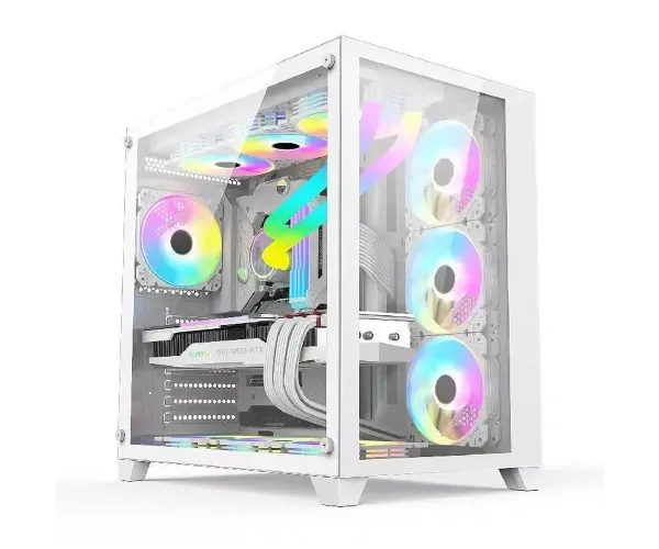 PC POWER ICEBERG WHITE ATX GAMING CASING 
