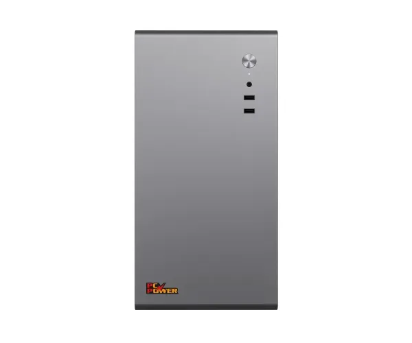 Pc Power PC401 Grey Mini ATX Desktop Casing with Power Supply