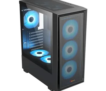PC Power PP-GS2404V3 Mesh BK Crystal Mesh V3 Desktop Gaming Casing