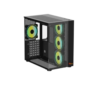 PC Power PP-H40 V2 BK ICEBERG V2 Black Desktop Gaming Casing