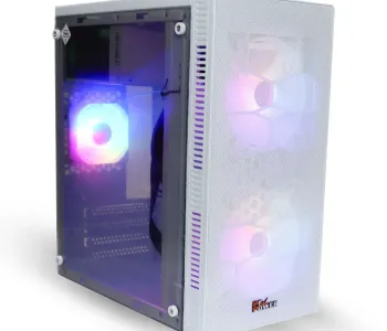PC Power PP-X2601 WH Micro Atx Spider Web Mesh Computer Case
