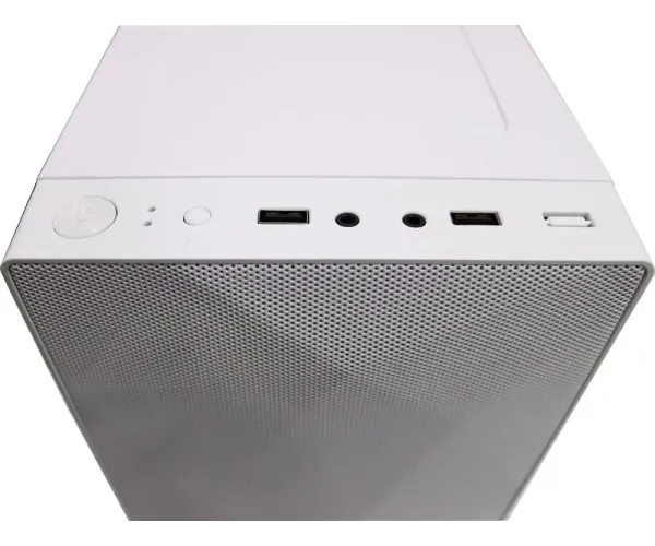 PC Power PP-X2603 WH Micro-Atx Shattered Web Mesh Computer Case