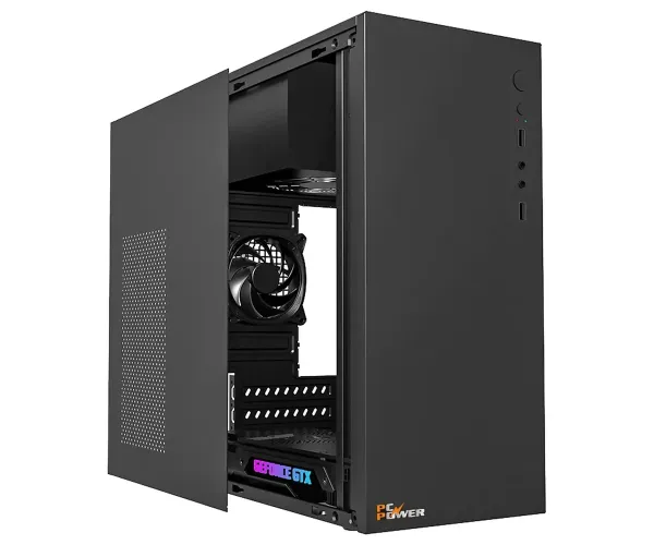 PC Power Pro Box V6 BK Desktop Casing with Power Supply