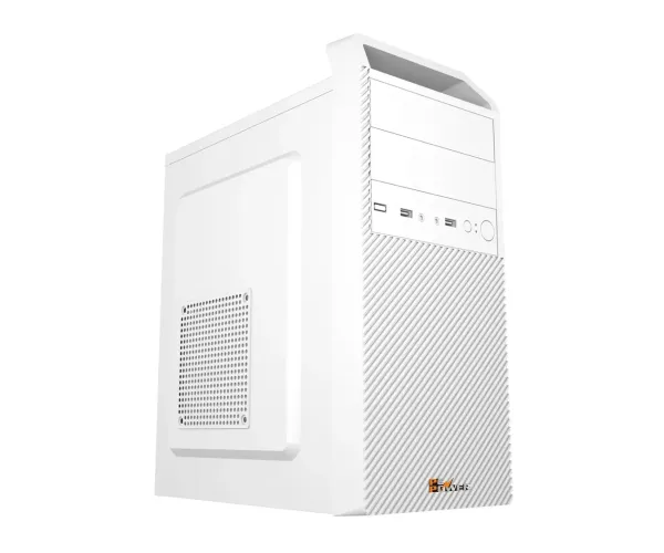 PC Power Pro Case V1 WH Desktop Casing with Power Supply