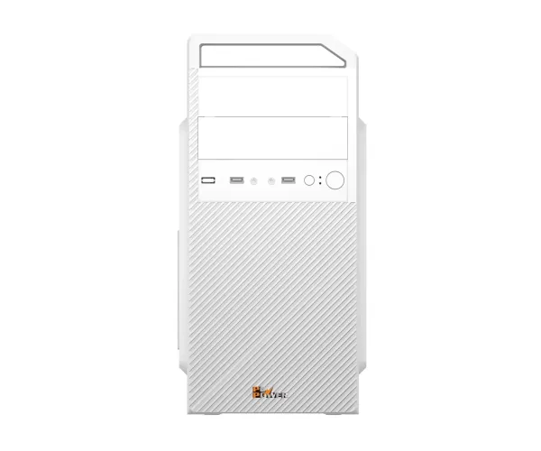PC Power Pro Case V1 WH Desktop Casing with Power Supply