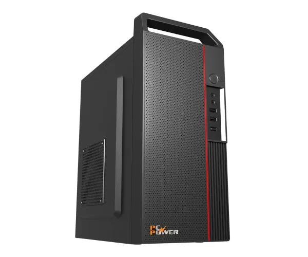 PC Power Pro Case V2 BK Desktop Casing with Power Supply