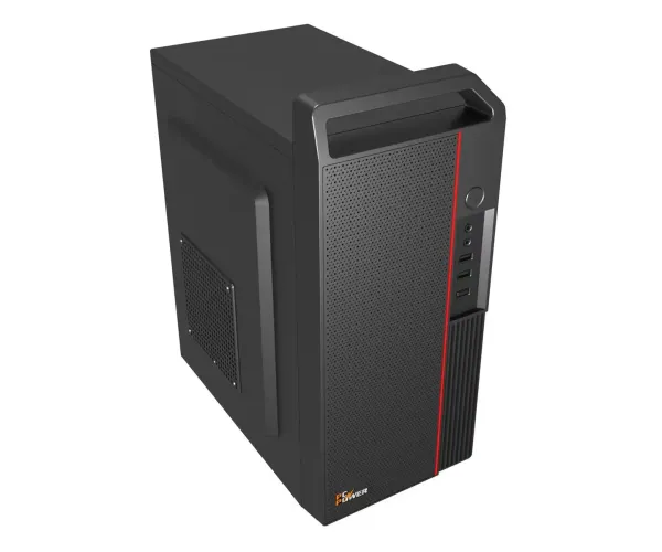 PC Power Pro Case V2 BK Desktop Casing with Power Supply