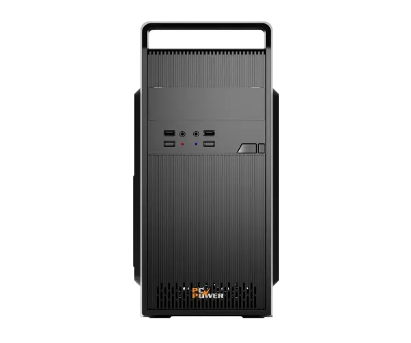 PC Power Pro Case V3 BK Desktop Casing with Power Supply