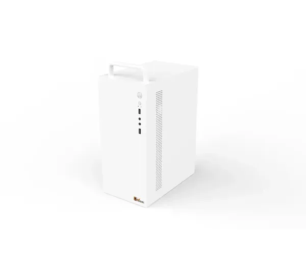 PC Power Pro Case V6 WH Desktop Casing with Power Supply
