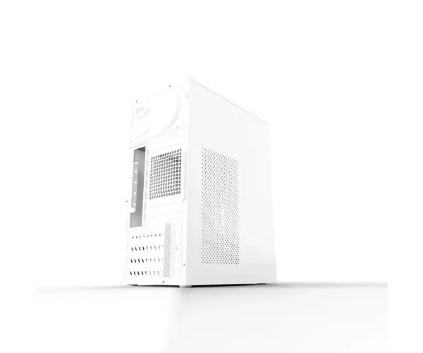PC Power Pro Case V7 WH Desktop Casing with Power Supply