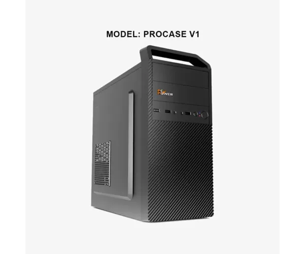 PC Power ProCase V1 BK ATX Desktop Casing With PSU