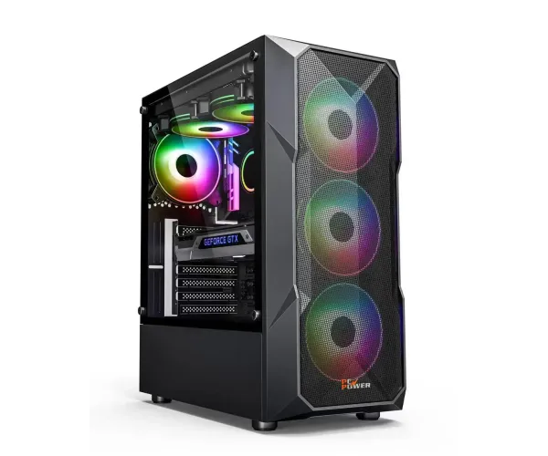 Pc Power PP-GC2301 BK Casing With 4 FANS and 550W PSU