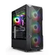 Pc Power PP-GC2301 BK Casing With 4 FANS and 550W PSU