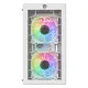 PC Power Spider Web Crystal Mini WH With 230W PSU & 3 FANS Gaming Case