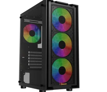 PC POWER WIND FURY V2 Casing With 4 FANS and 550W PSU  