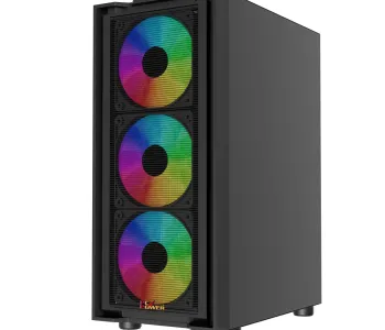 PC POWER WIND FURY V2 Casing With 4 FANS and 550W PSU  