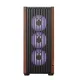 PC POWER WOOD MESH BK Casing With 4 FANS 