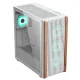 PC POWER WOOD MESH WH Casing With 4 FANS and 550W PSU  