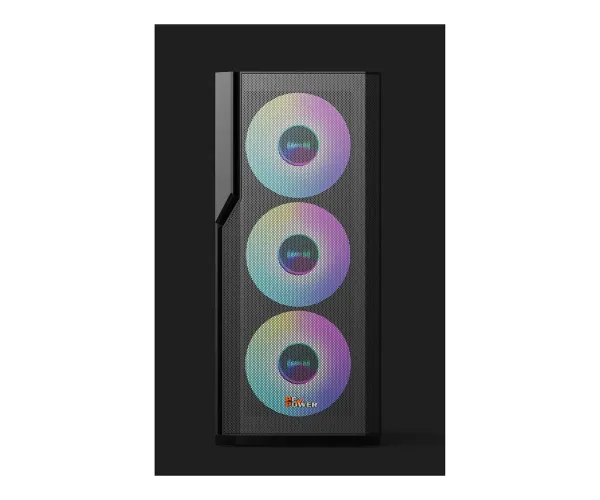 PC POWER ZERO MESH BK Casing With 4 FANS and 550W PSU  