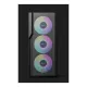 PC POWER ZERO MESH BK Casing With 4 FANS and 550W PSU  