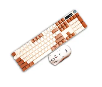 PC POWER FURY COMBO BROWN RGB GAMING KEYBOARD AND MOUSE 