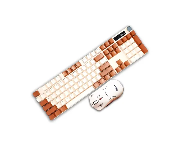 PC POWER FURY COMBO BROWN RGB GAMING KEYBOARD AND MOUSE 