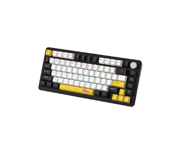 PC Power K82 RGB Mechanical Keyboard (Black Yellow)