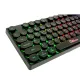 PC POWER K87 Black Retro Punk Suspension Keyboard