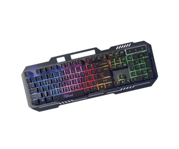 PC Power L803B RGB Rainbow Glow Keyboard Black