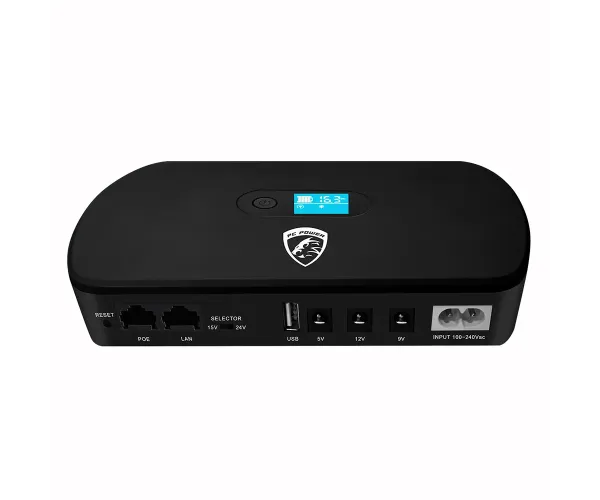 PC Power PCMU1018LCD 10400mAh Mini DC UPS