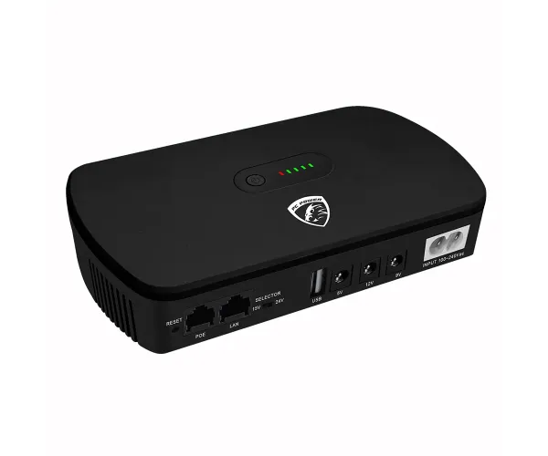 PC Power PCMU1018LED 13200mAh Mini DC UPS