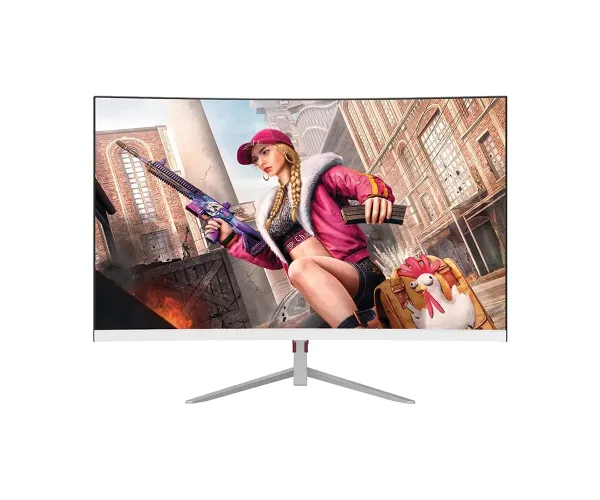 PC Power PCG24F180CW 23.8 Inch White Curved Gaming Monitor
